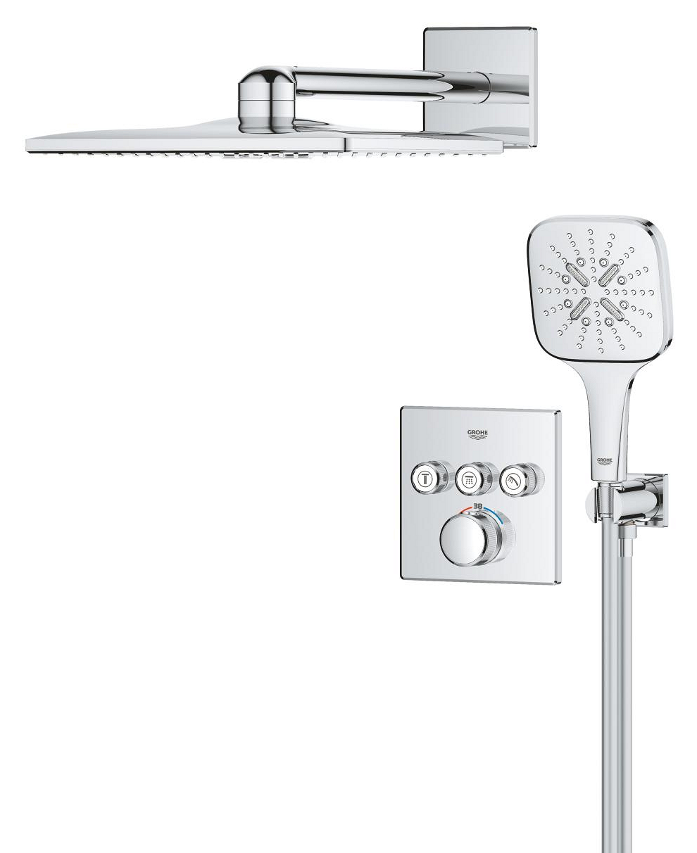 в продажу Душова система Grohe Grohtherm SmartControl Rainshower SmartActive 310 Cube 34864000 - фото 3