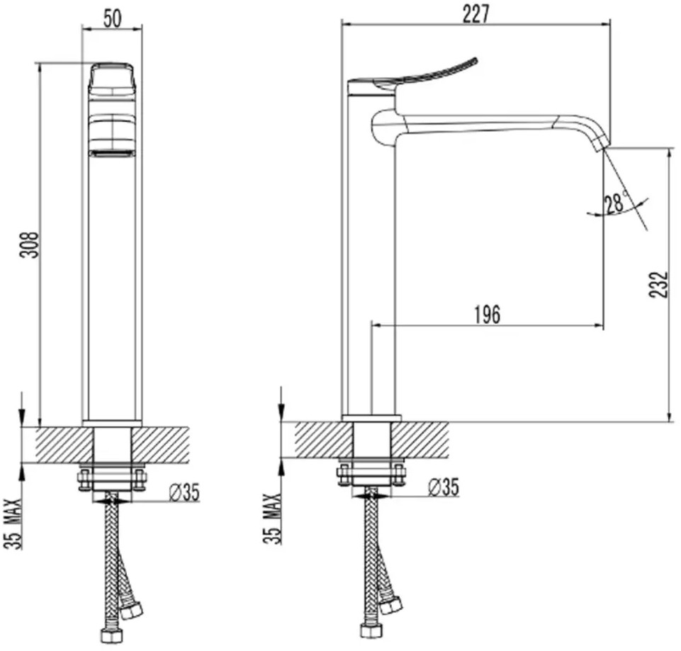 Devit Universal 5030020 Габаритні розміри