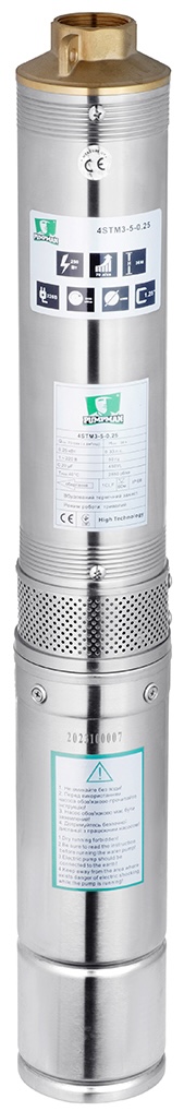 Купить скважинный насос Pumpman 4STM3-5-0.25 в Житомире