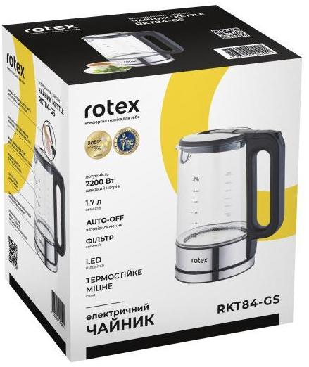 Електрочайник Rotex RKT84-GS зовнішній вигляд - фото 9