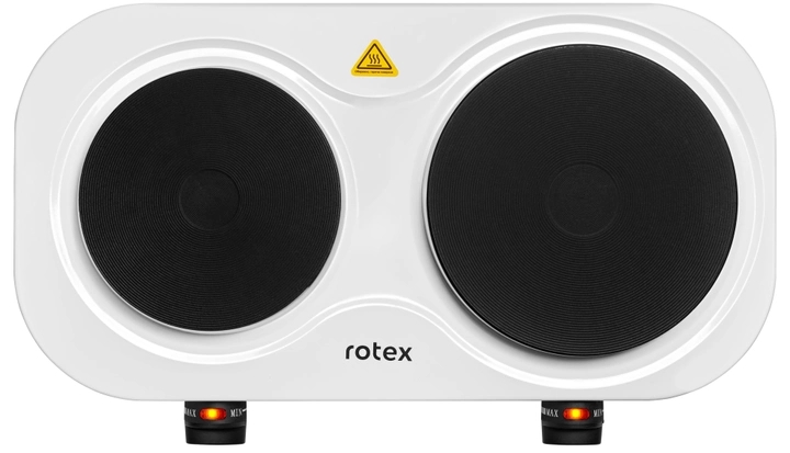 Двухконфорочная настольная плита Rotex RIN415-W Duo