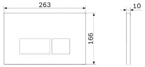 AM.PM Fit S I050131 Габаритные размеры