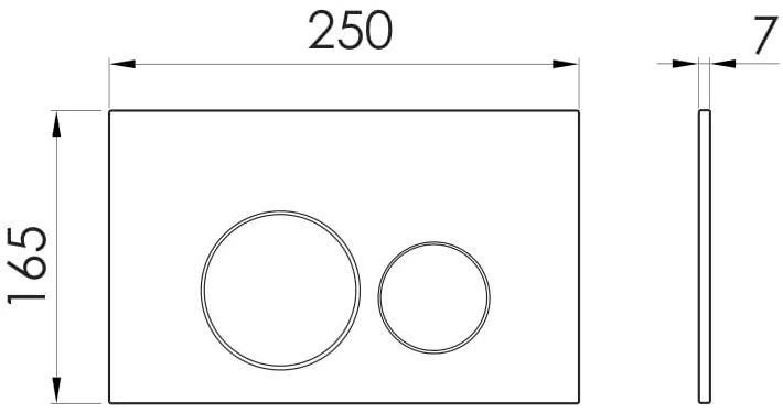 Imprese I-Frame i7111SR Габаритные размеры