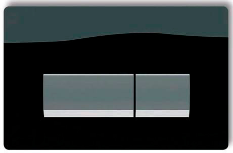 Панель смыва для инсталляции Koller Pool Integro Black Glass в интернет-магазине, главное фото