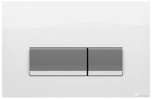 Панель смыва для инсталляции Koller Pool Integro White Glass