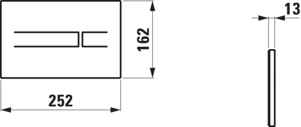 Laufen Lis H8956630000001 Габаритні розміри