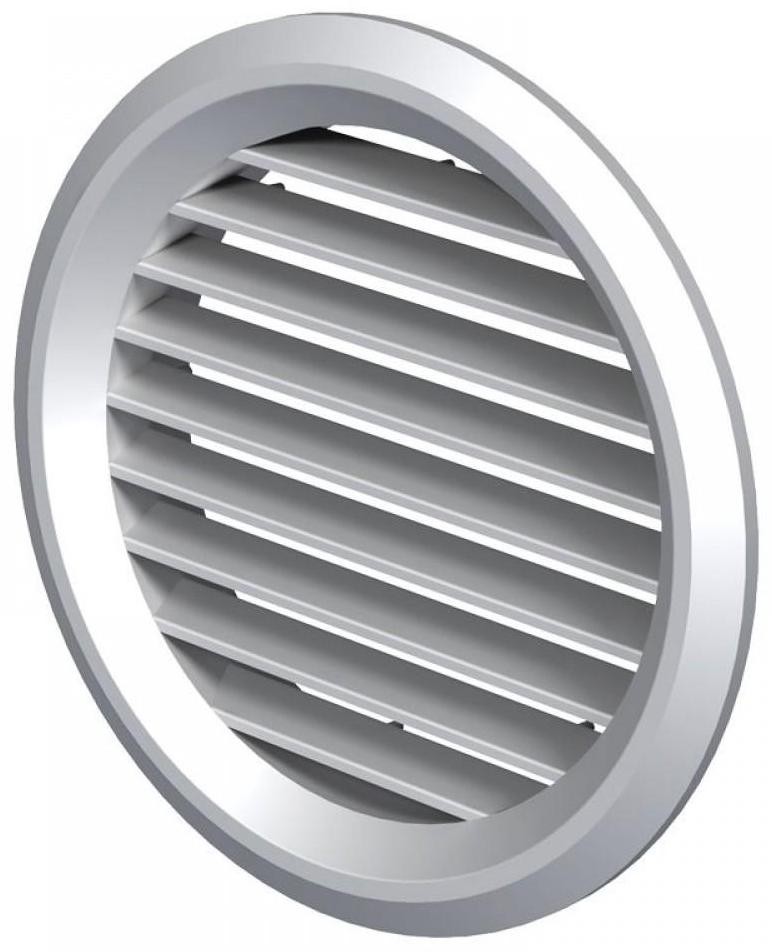 Решітка вентиляційна Вентс МВ 80/2 бВс сіра в інтернет-магазині, головне фото