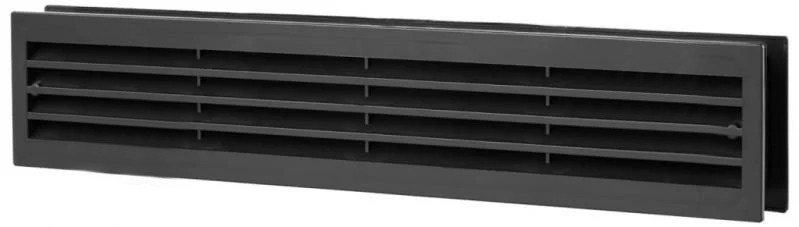 Решітка вентиляційна Вентс МВ 430/2 чорна в інтернет-магазині, головне фото