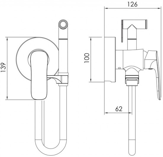 Imprese Loket VR30230B-BT Габаритні розміри