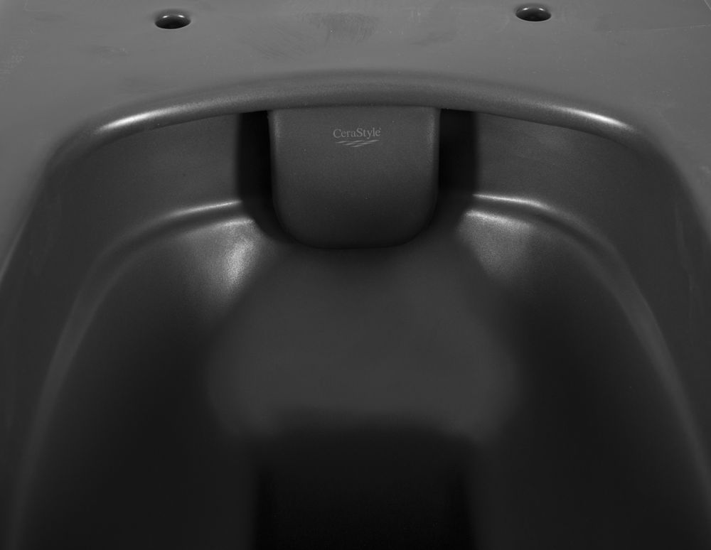 Унитаз подвесной Аква Родос 7943 CITY с крышкой Bella Soft-Close черный матовый отзывы - изображения 5