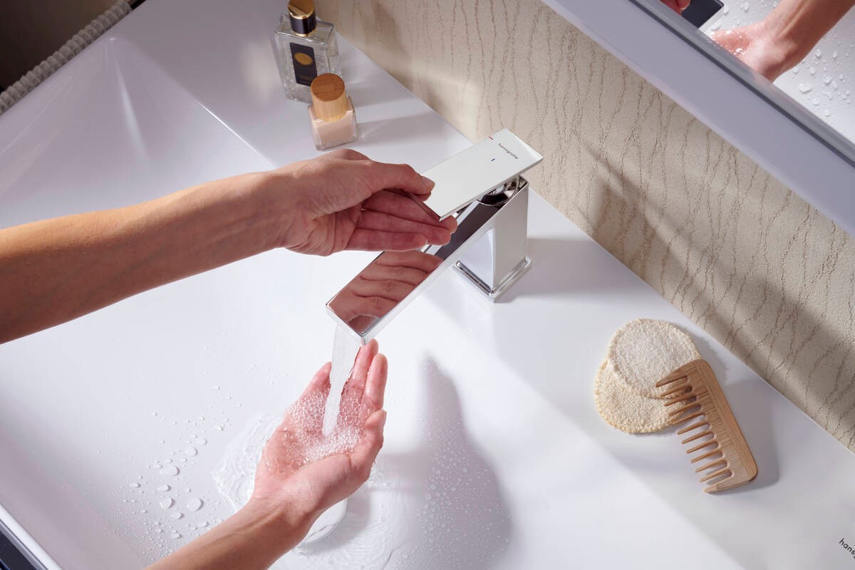 в продажу Змішувач для умивальника Hansgrohe Tecturis E 73012000 - фото 3