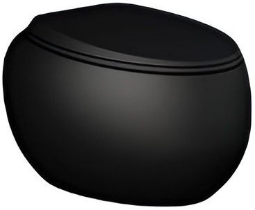 Унітаз підвісний Rak Ceramics CLOUD CLOWC1446504A + CLOSC3901504 чорний в інтернет-магазині, головне фото