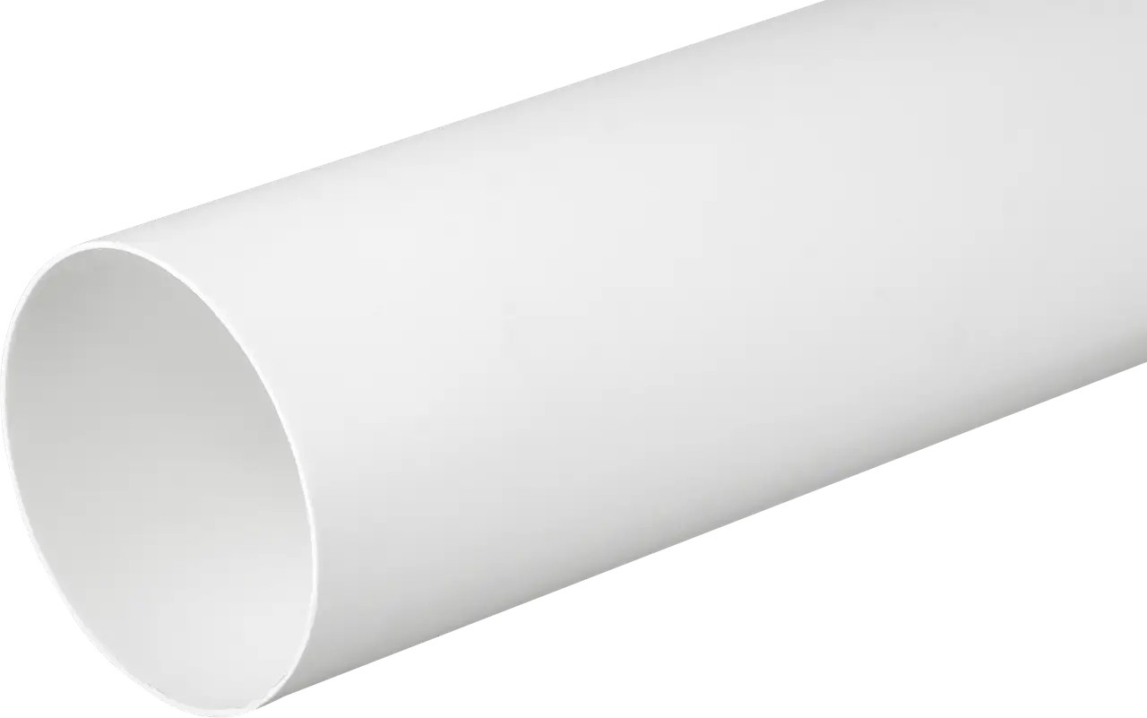 Вентиляційна труба пластикова 125 мм AirRoxy 125мм, 0.5м (02-477)