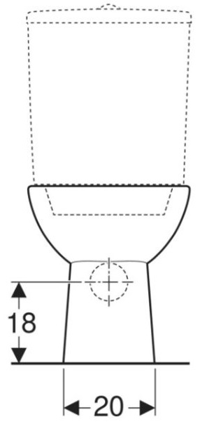 Geberit Selnova Rimfree 500.283.01.1 Габаритні розміри