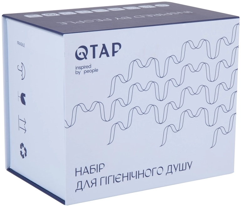 Набор для гигиенического душа Qtap Inspai-Varius QTINSVARCRMV00440001 Chrome отзывы - изображения 5
