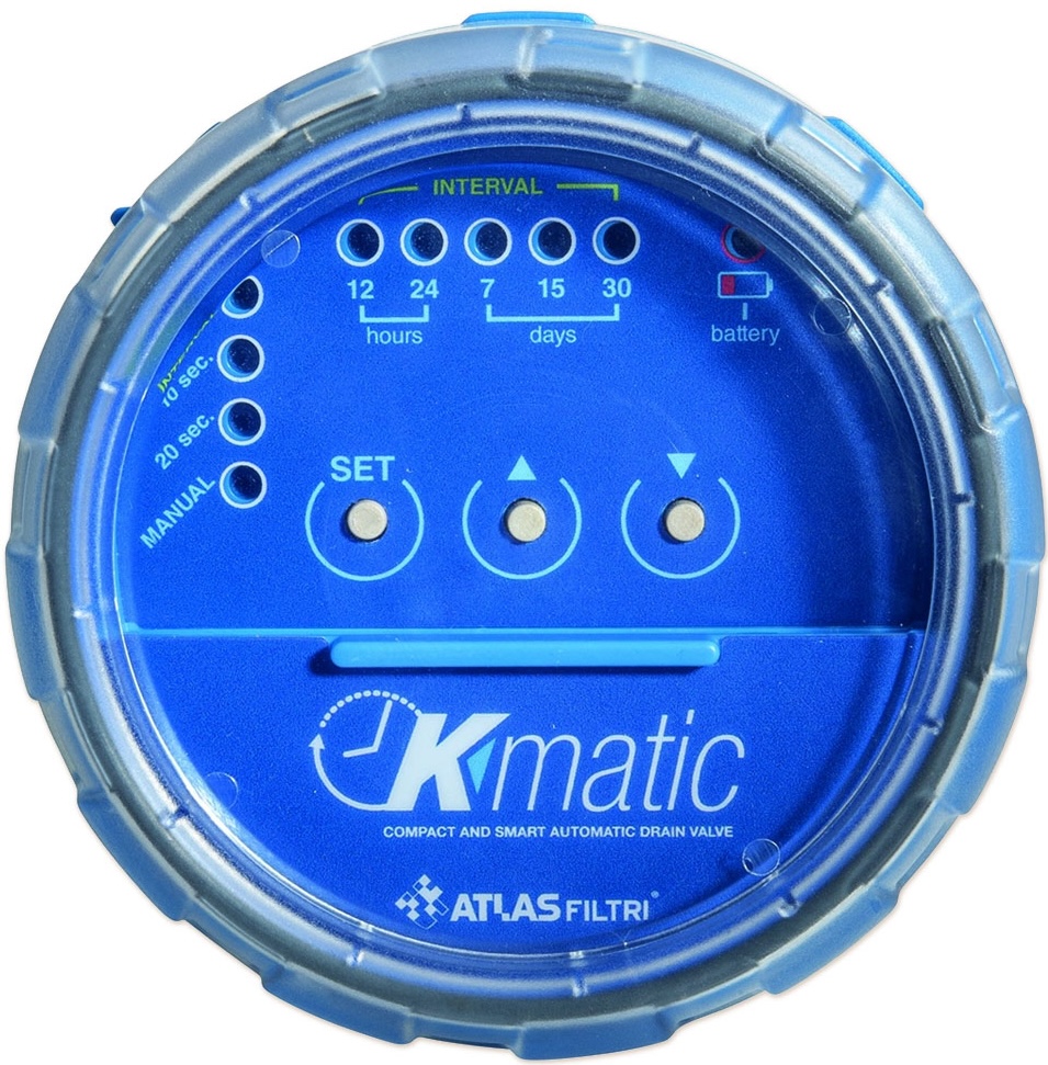 Автоматический клапан с таймером Atlas Filtri K-Matic для промывки фильтра Hydra RA7120050