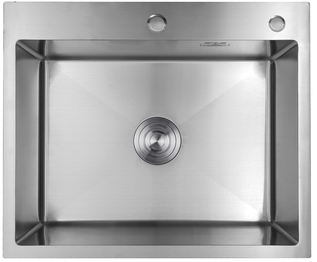 Кухонна мийка довжина 500 мм Kroner KRP Gebürstet - 6050HM (3/1 мм)