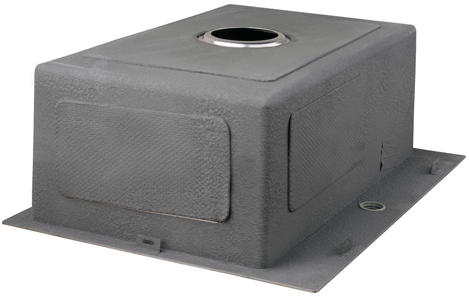 Кухонна мийка Kroner KRP Gebürstet - 5843HM (3/1 мм) огляд - фото 8