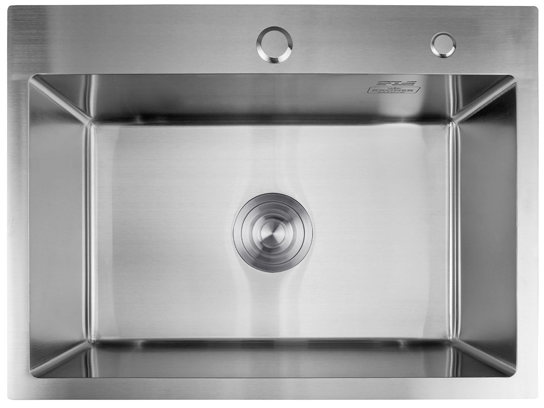 Кухонна мийка Kroner KRP Gebürstet - 5843HM (3/1 мм)