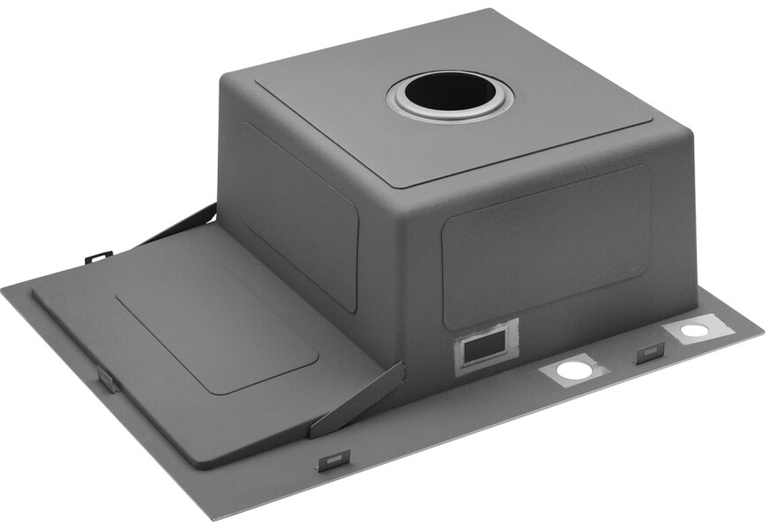 Кухонна мийка Kroner KRP Gebürstet - 6350RHM (3/1 мм) зовнішній вигляд - фото 9