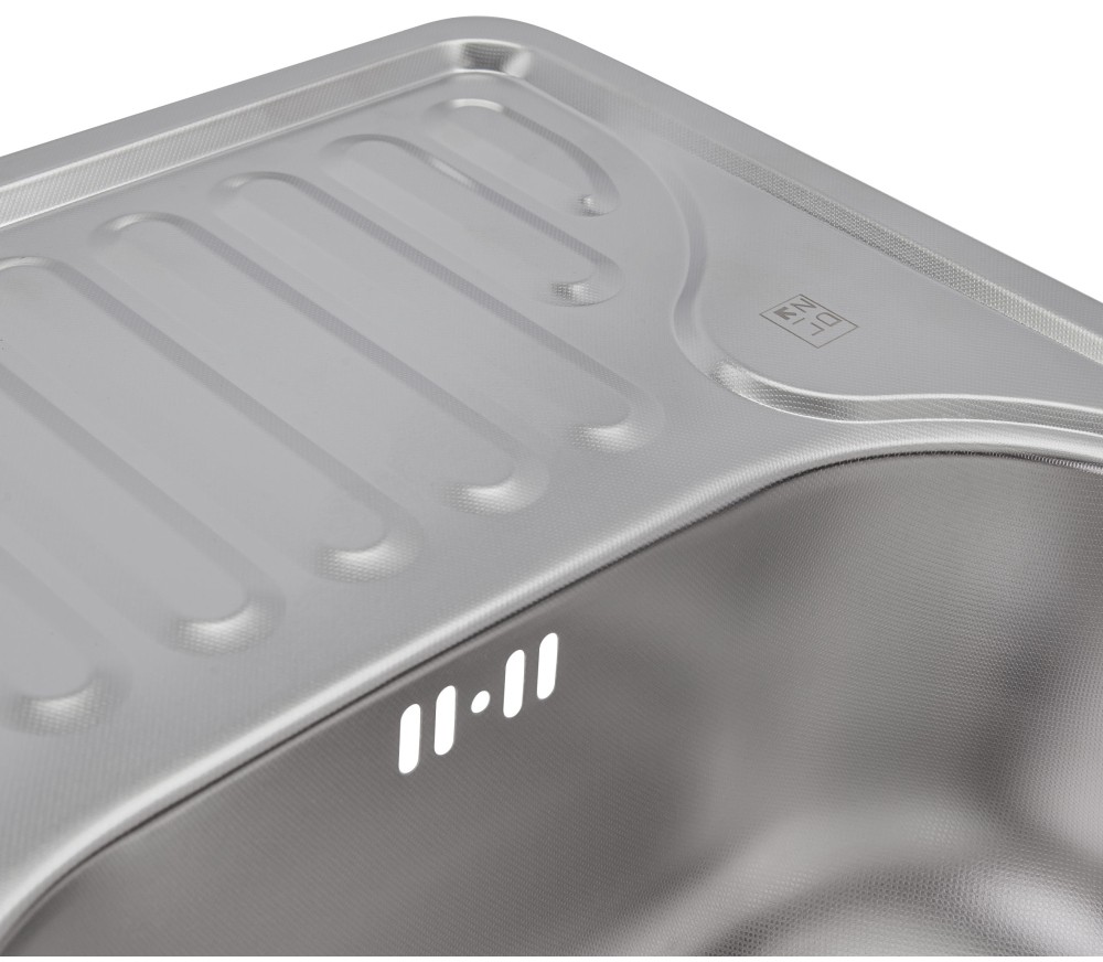 Кухонна мийка Lidz 6642 0,8 мм Micro Decor (LIDZ664208MICDEC) відгуки - зображення 5