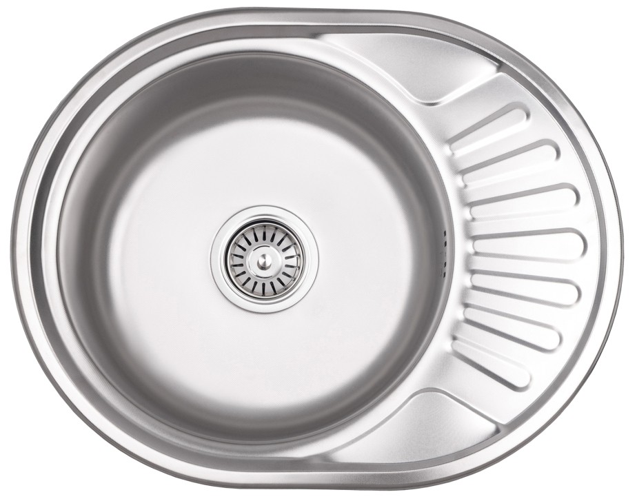 Кухонна мийка Lidz 5745 0,6 мм Micro Decor (LIDZ5745MDEC06) в Чернівцях
