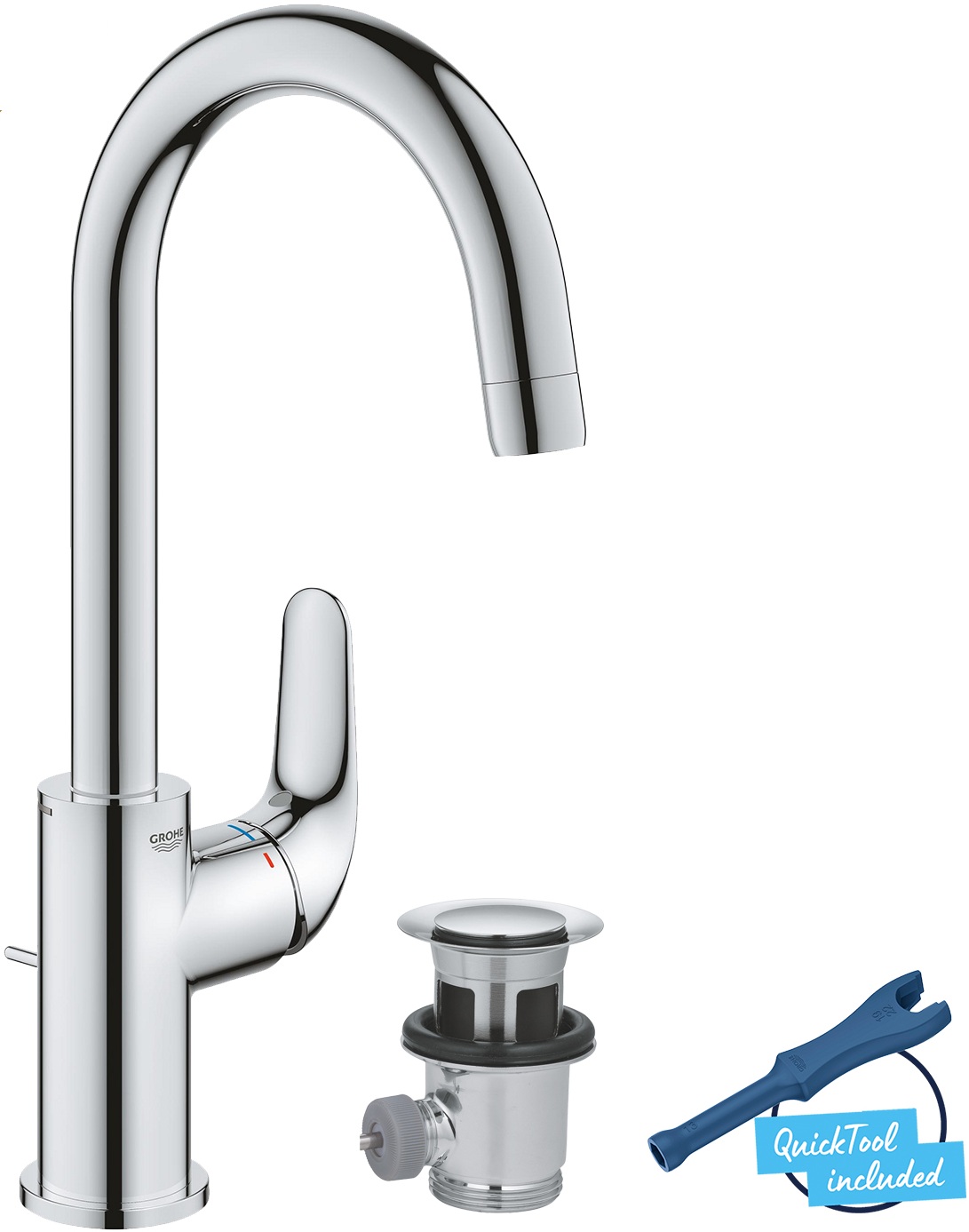 Змішувач для раковини Grohe QuickFix Swift L-Size (24330001) відгуки - зображення 5