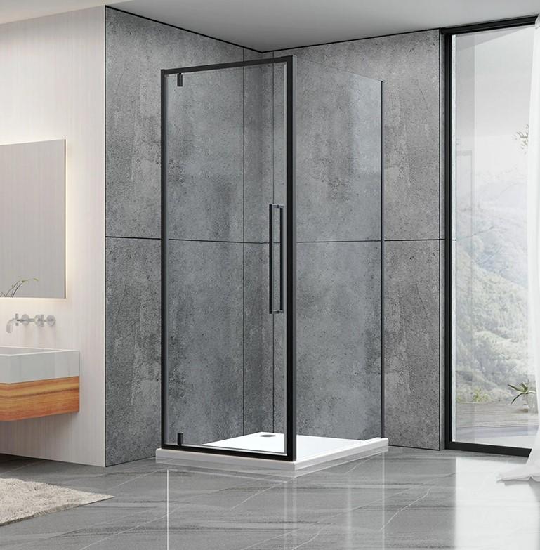 Dusel DL198B+DL196B Black Matt 900x900x1900