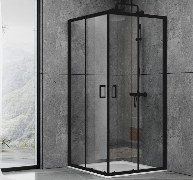 Dusel EF-184B Black Matt 900x900x1900