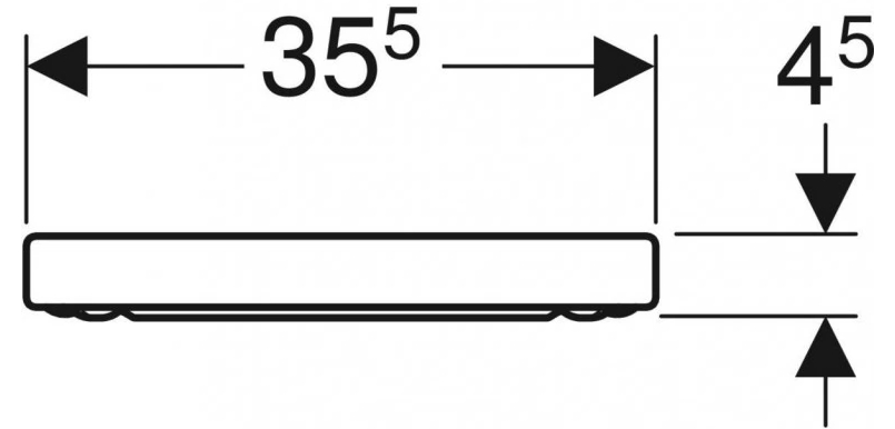 Geberit Icon 574120000 Габаритні розміри