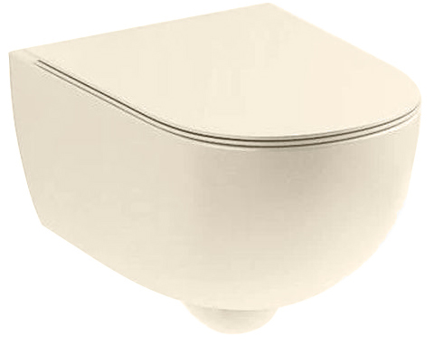 Глянцевое сиденье для унитаза Nic Design Pin (005 712 056) Vaniglia