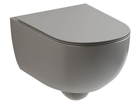 Глянцевое сиденье для унитаза Nic Design Pin (005 712 051) Sabbia