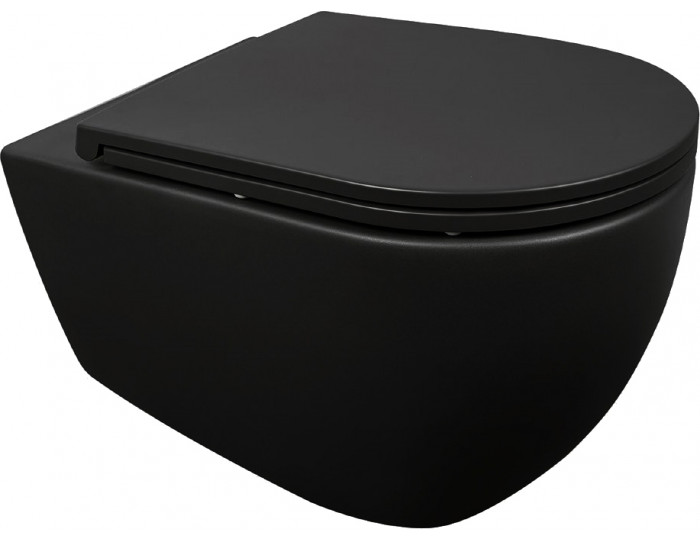 в продажу Сидіння для унітазу Isvea Infinity F50 (40KF0521I-S) Black Matt - фото 3