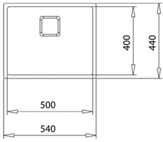 Teka FLEXLINEA RS15 50.40 PureClean (115000046)  Габаритні розміри