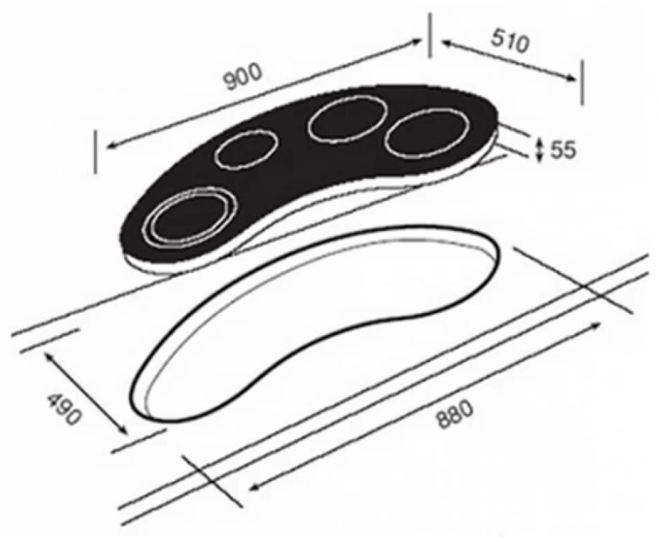 Teka VR 90 4G AI AL TR (10205279) Габаритные размеры