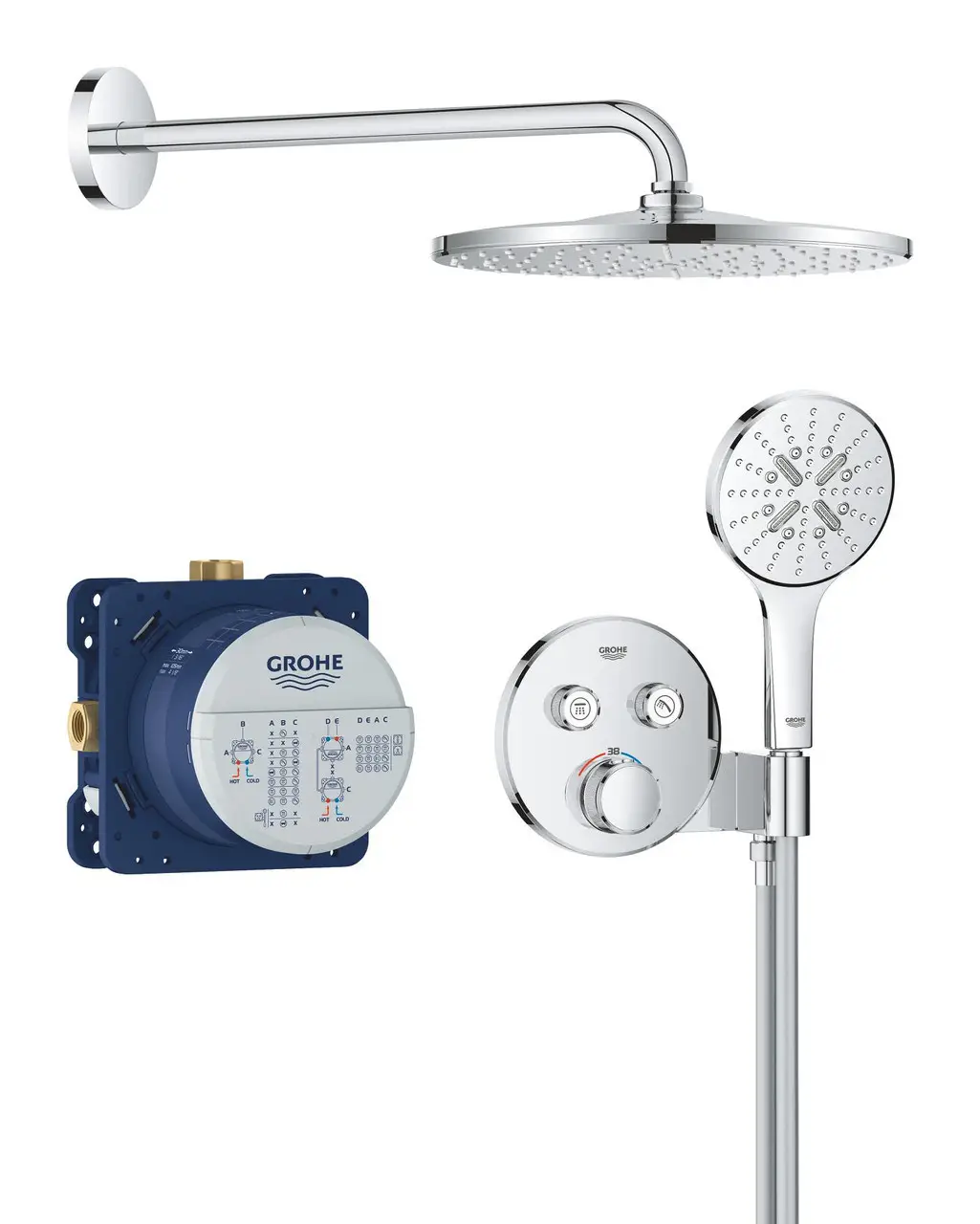 Душевая система для душа Grohe Grohtherm SmartControl 34866000 в интернет-магазине, главное фото