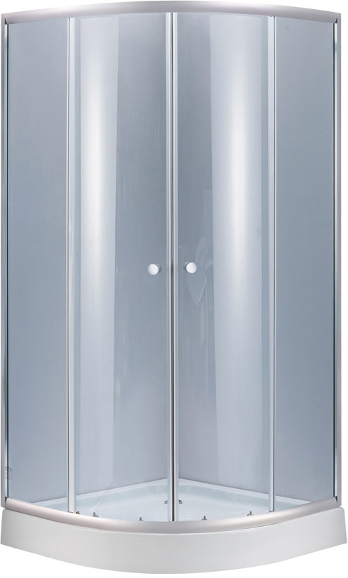 Lidz Latwa SC90x90.SAT.LOW.GR + Kapielka ST90x90x15 (LLASC9090SLGSET)
