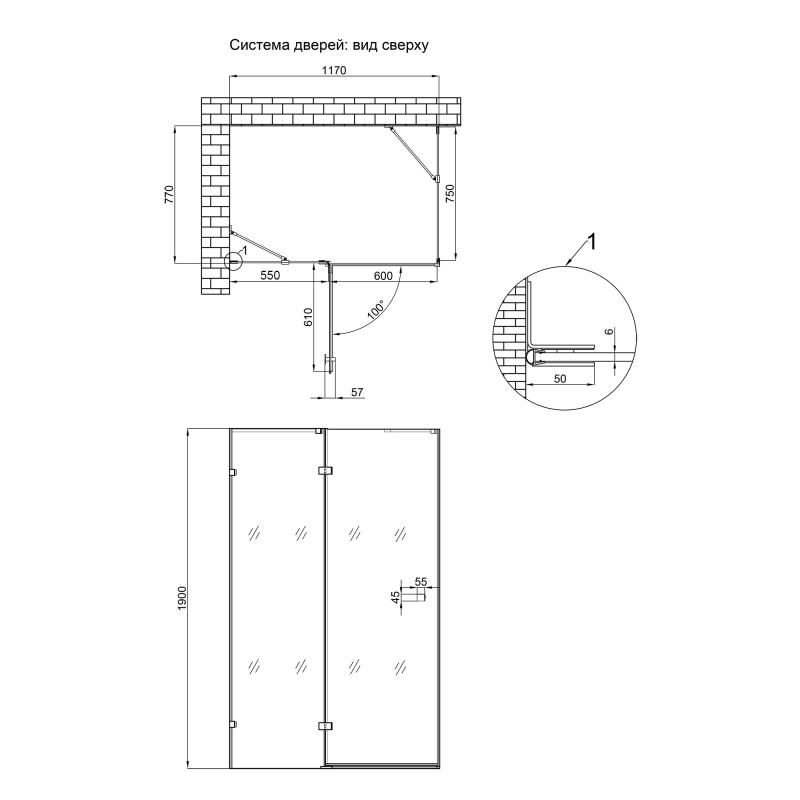 Q-Tap CAPRICORN BLA10128RC6 (CAPBLA10128RC6) Габаритные размеры