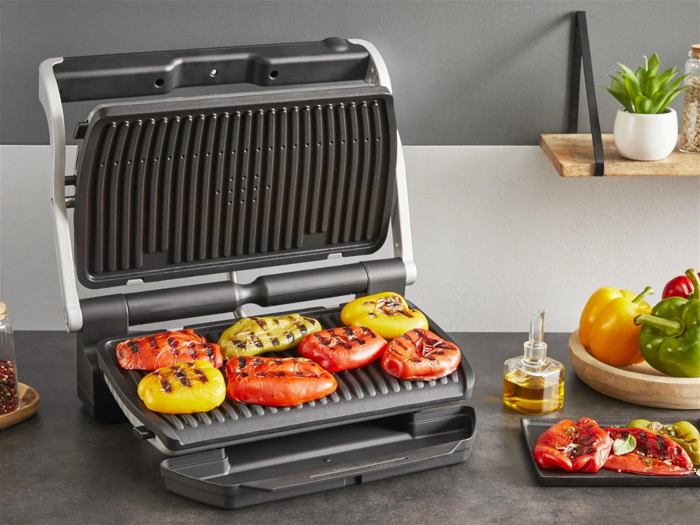 Гриль притискний Tefal OptiGrill+ XL GC727D10 характеристики - фотографія 7