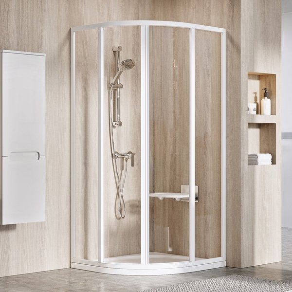 Ravak SKCP4-90 195 Білий Transparent (3117O102Z1)