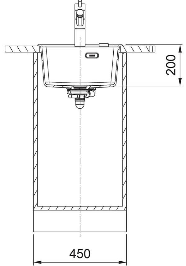 Franke Maris MRG 610-37 TL (114.0668.862) Габаритні розміри