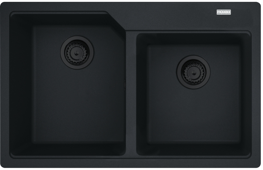 Кухонна мийка з фраграніту Franke Urban UBG 620-78 Black Edition (114.0699.237)