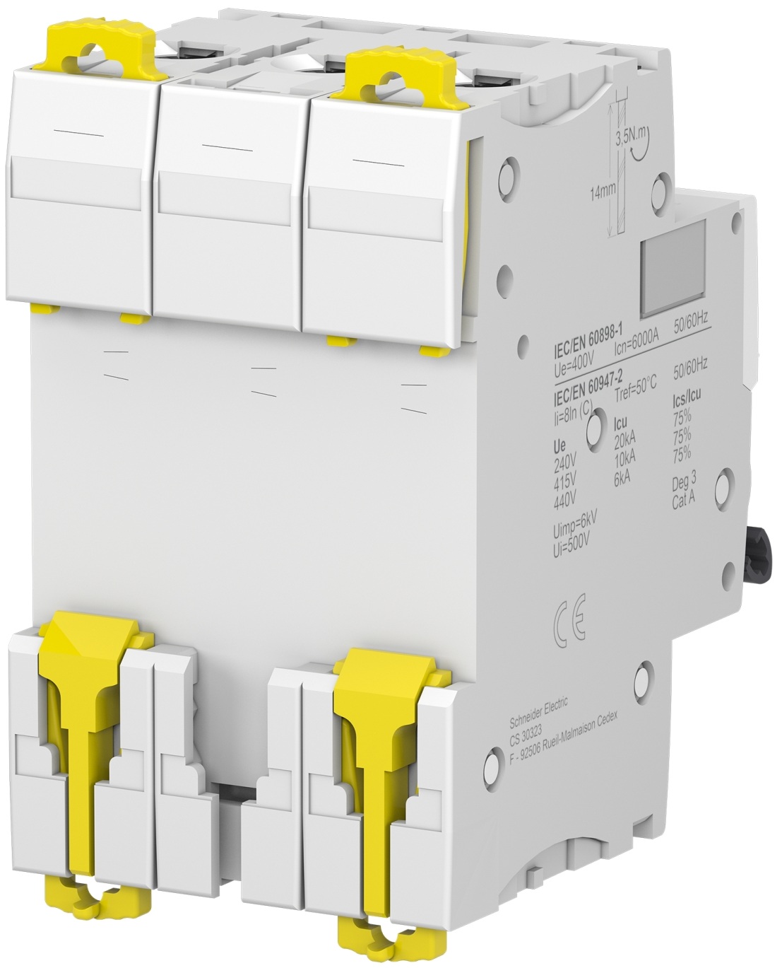 продаємо Schneider Electric Acti9 iC60N, 3P, 50A, 6kA, C (A9F79350) в Україні - фото 4
