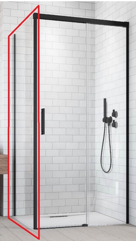 Radaway Idea Black S1 110x200 (387053-54-01L)