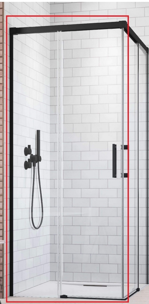 Radaway Idea Black KDD 90x200,5 (387060-54-01L)