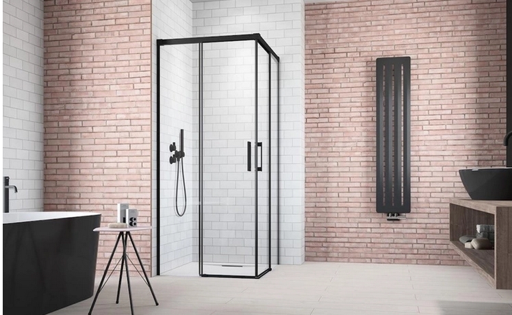 Двері душової кабіни Radaway Idea Black KDD 80x200,5 (387061-54-01L) ціна 23254 грн - фотографія 2