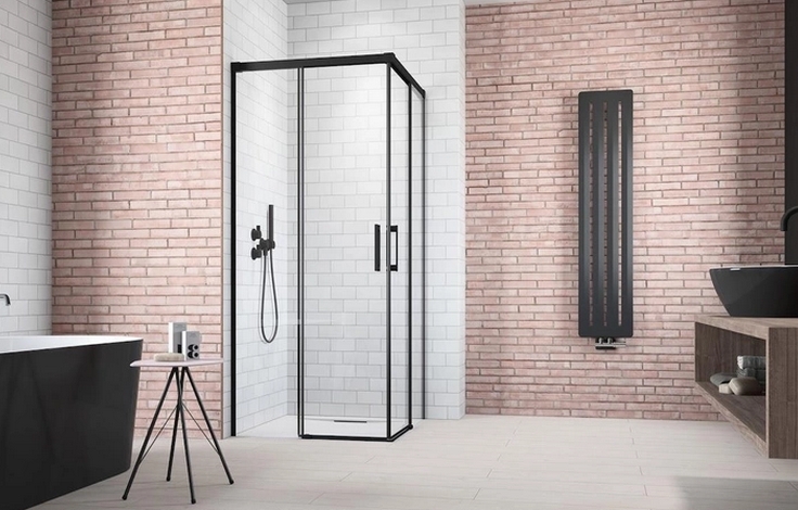 Двері душової кабіни Radaway Idea Black KDD 100x200,5 (387062-54-01R) ціна 24794 грн - фотографія 2
