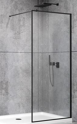 Душевая стенка Dusel Walk-In WL171В1 Black Matt 900x2000 в интернет-магазине, главное фото