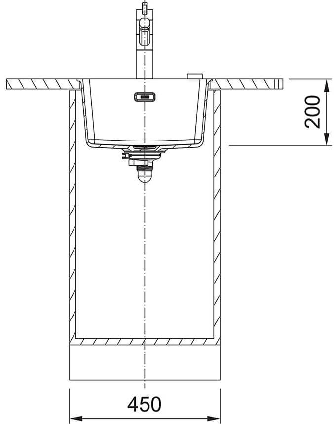 Franke Maris MRG 110-37 (125.0716.701) Габаритні розміри