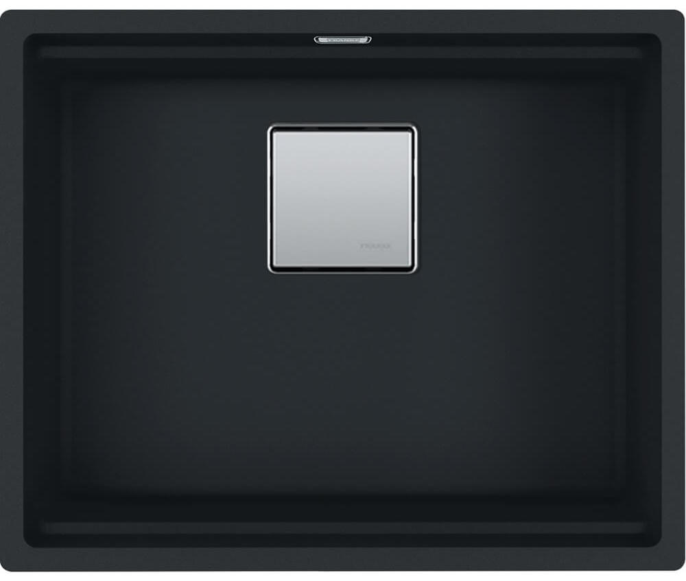 Кухонная мойка ширина 560 мм Franke KUBUS 2 KNG 110-52 Black Edition (125.0631.518) + Franke Active Twist (115.0669.768)